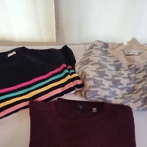3 Cute Medium Sweaters